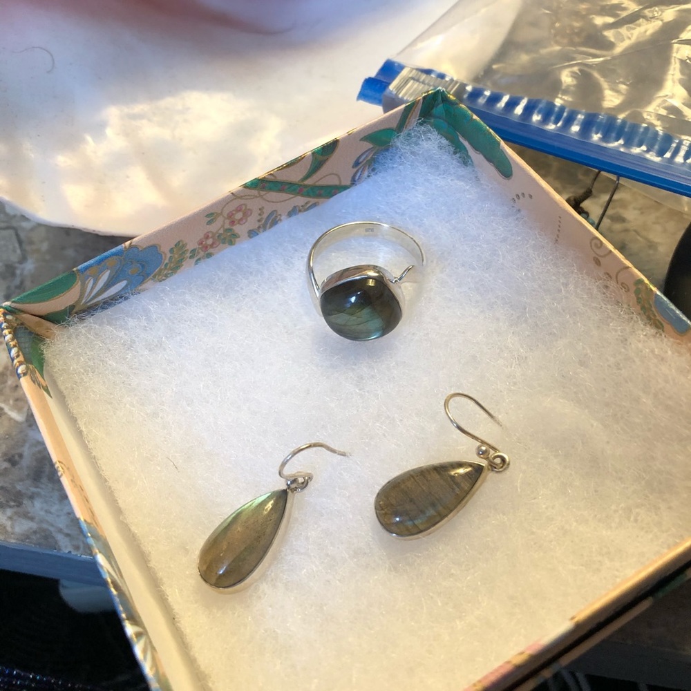 Labradorite set